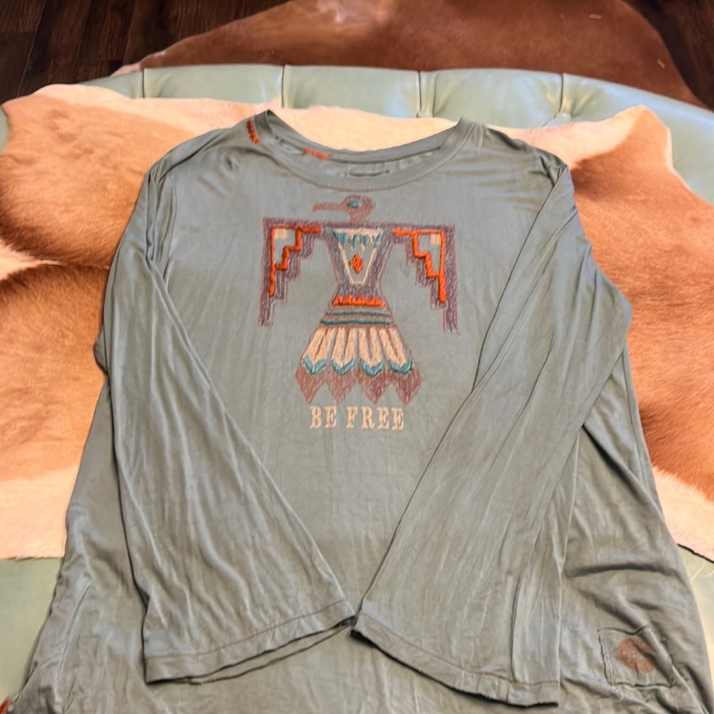 HiLo oversized long sleeve tee